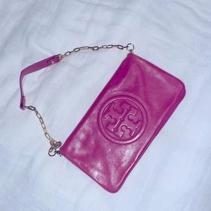 RARE Tory Burch Foldover chained Clutch